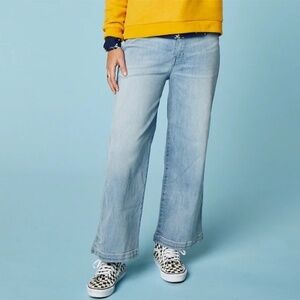 Carve Designs Portland Wide Leg Jeans Organic Cotton Women's 12